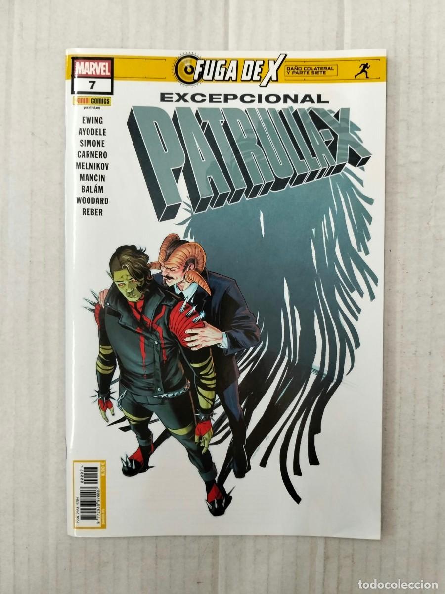 C&oacute;mics: EXCEPCIONAL PATRULLA X n&ordm; 7. FUGA DE X. DA&Ntilde;O COLATERAL Y PARTE SIETE