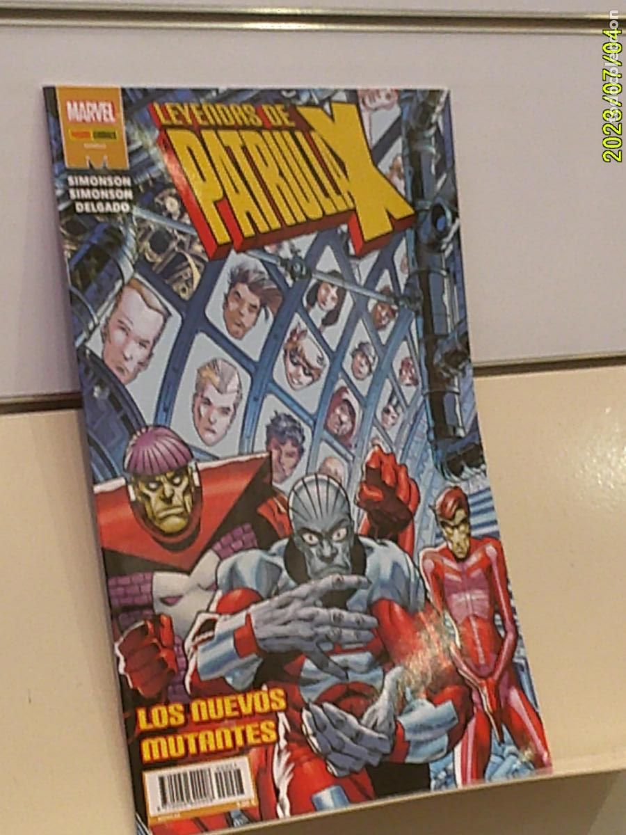 C&oacute;mics: LEYENDAS DE LA PATRULLA X N&ordm; 7 LOS NUEVOS MUTANTES MARVEL - PANINI