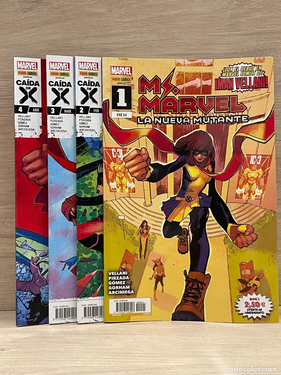 C&oacute;mics: Ms. Marvel: La Nueva Mutante - Completo 4 grapas - Erick Arciniega, Adam Gorham - Panini