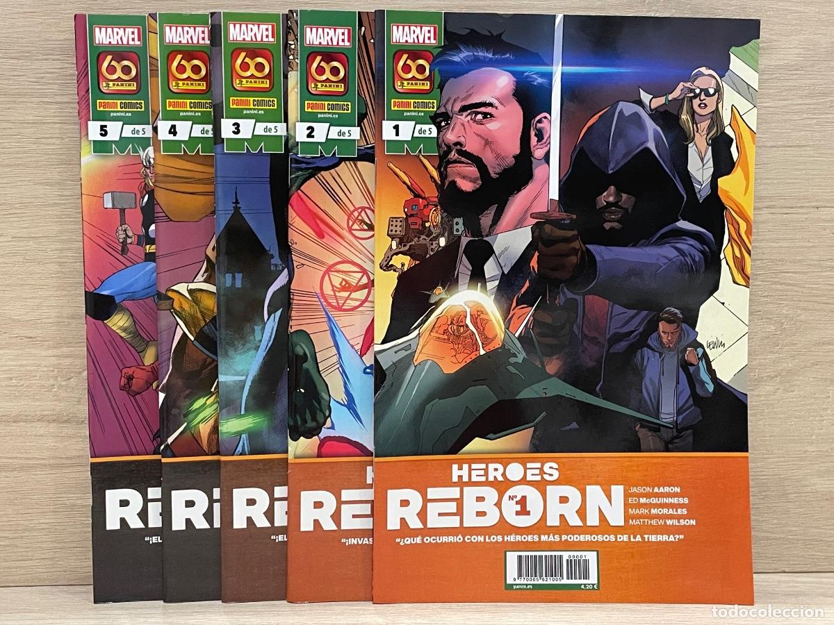 C&oacute;mics: Heroes Reborn (2021) - Completo 5 grapas - Mark Morales, Matthew Wilson, Erica D'Urso - Panini