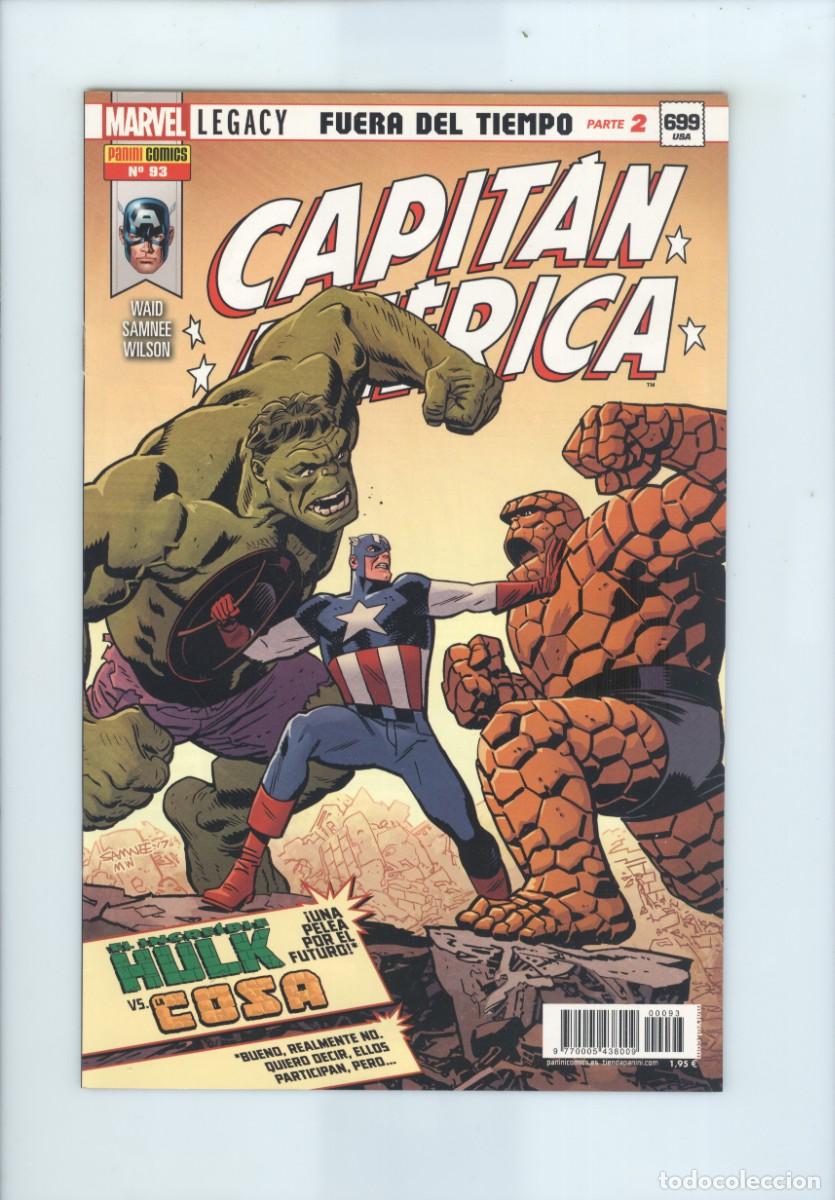 C&oacute;mics: Panini. Capit&aacute;n Am&eacute;rica. Fuera del tiempo. 93. 699 usa.