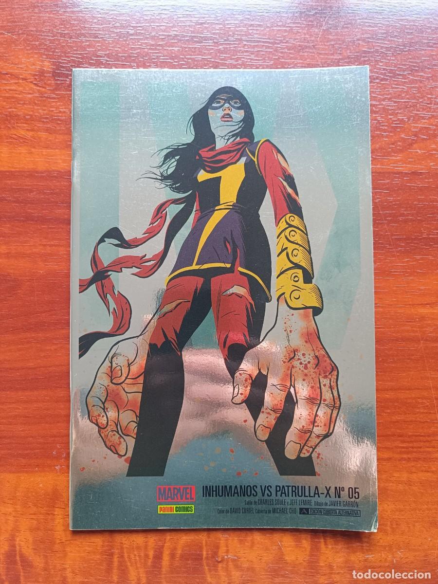 C&oacute;mics: INHUMANOS VS PATRULLA X NUMERO 5 PORTADA ALTERNATIVA PANINI EXCELENTE ESTADO