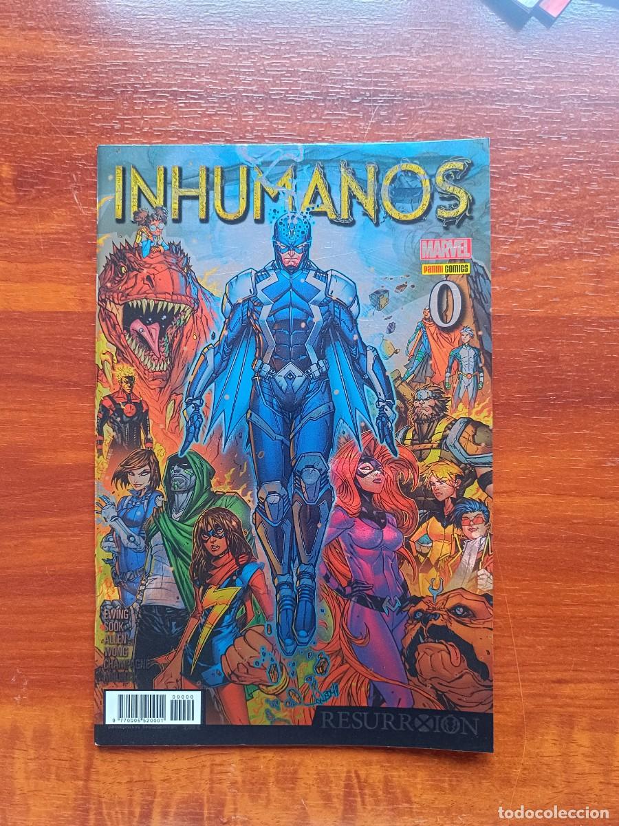 C&oacute;mics: INHUMANOS N&ordm; 0 ( RESSURROXION ) - ESPECIAL PORTADA BRILLANTE PANINI