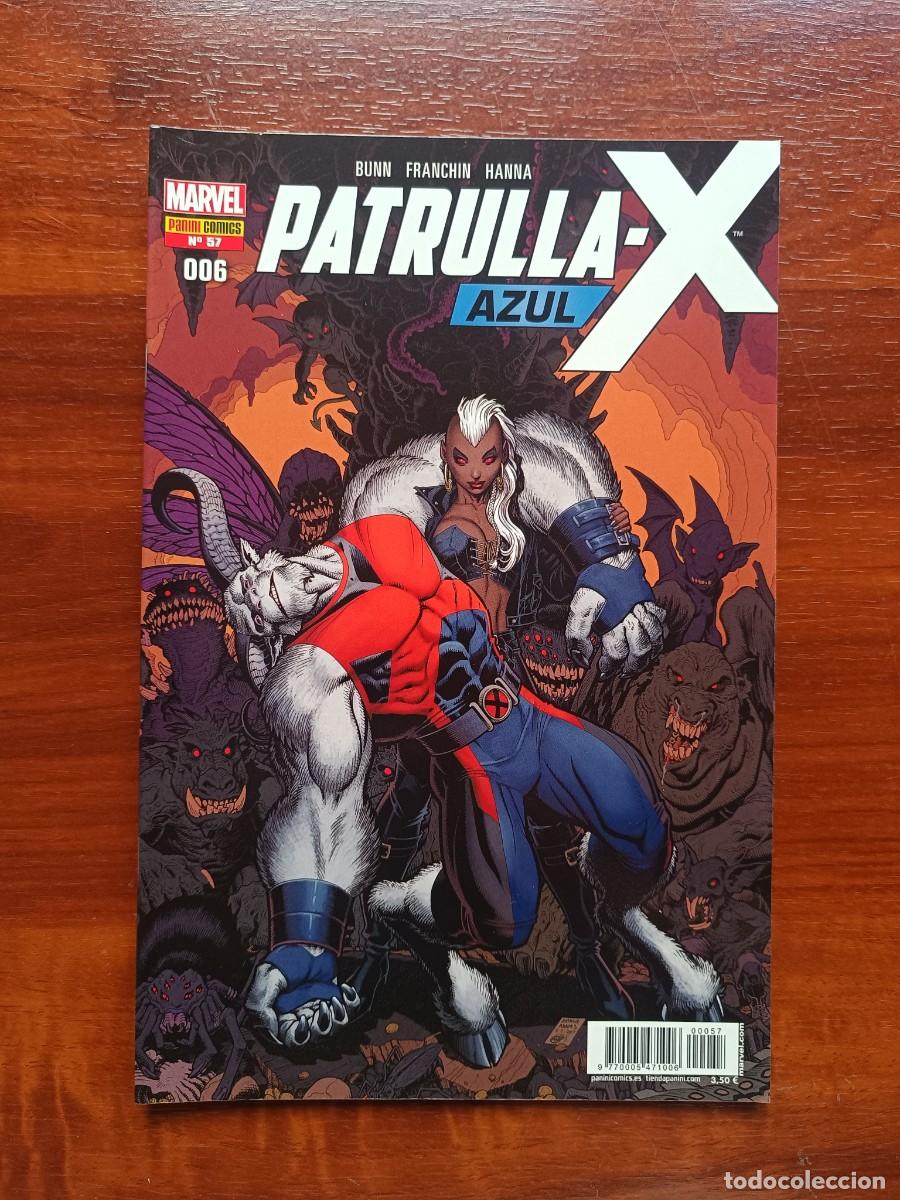 C&oacute;mics: PATRULLA X AZUL NUMERO 57 / 6 PANINI EXCELENTE ESTADO