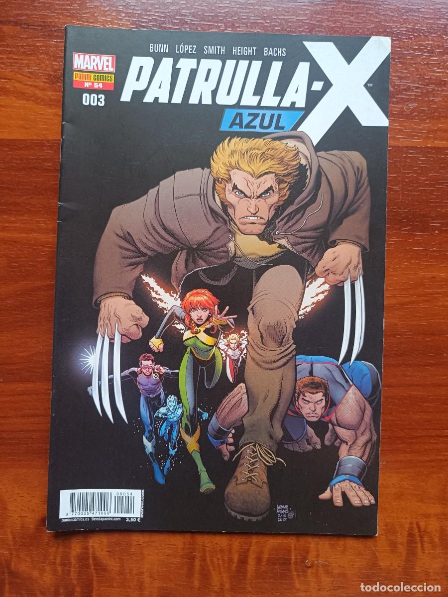 C&oacute;mics: PATRULLA X AZUL NUMERO 54 / 3 PANINI EXCELENTE ESTADO