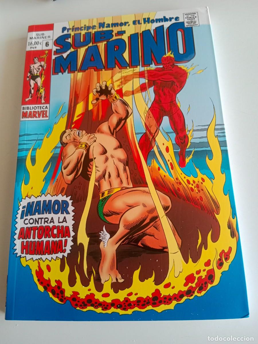 C&oacute;mics: BIBLIOTECA MARVEL. PRINCIPE NAMOR EL HOMBRE SUBMARINO. N&deg;. 6 PANINI