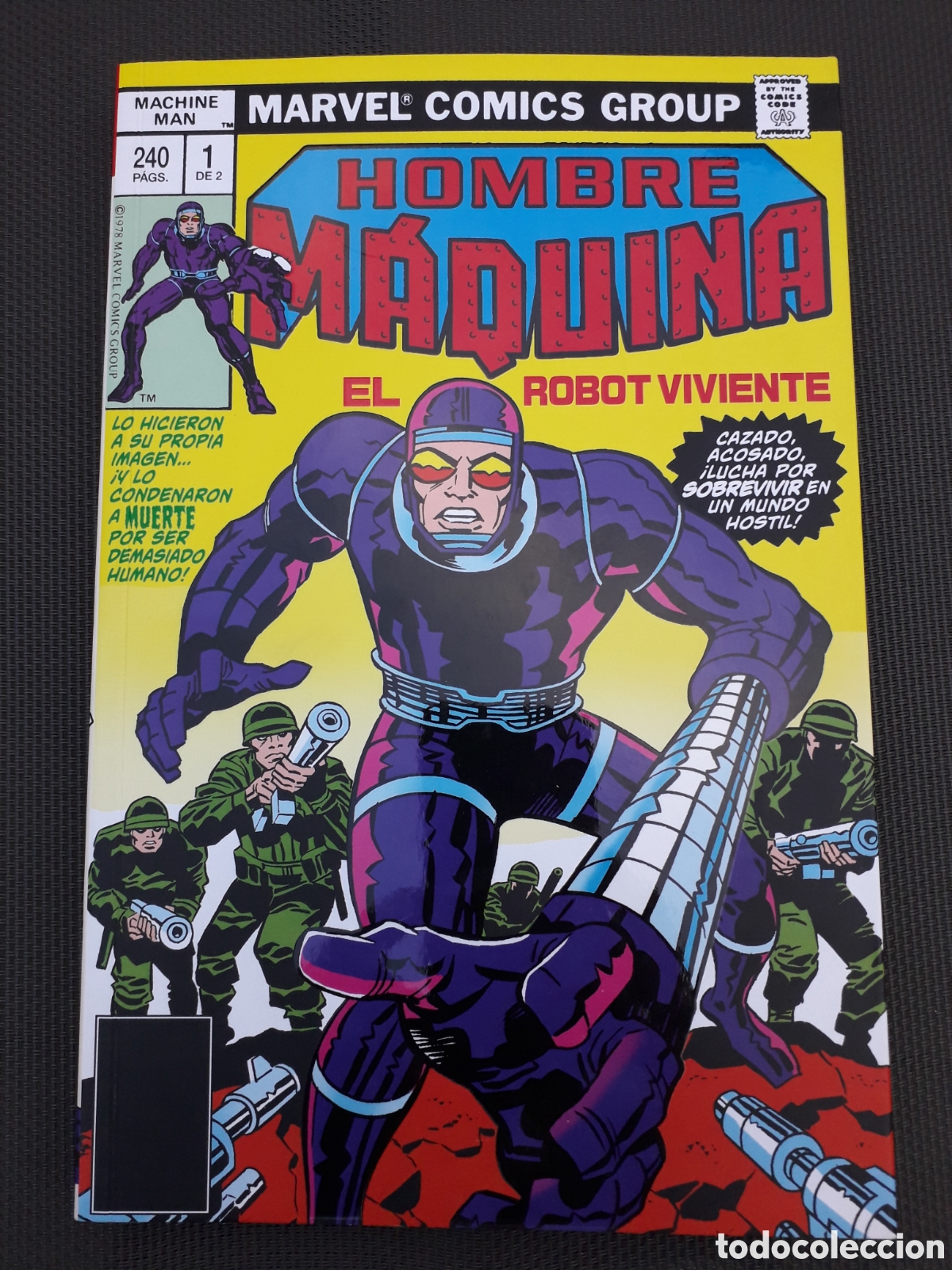 C&oacute;mics: MARVEL LIMITED EDITION TPB. HOMBRE M&Aacute;QUINA TOMO 1. EXCELENTE ESTADO