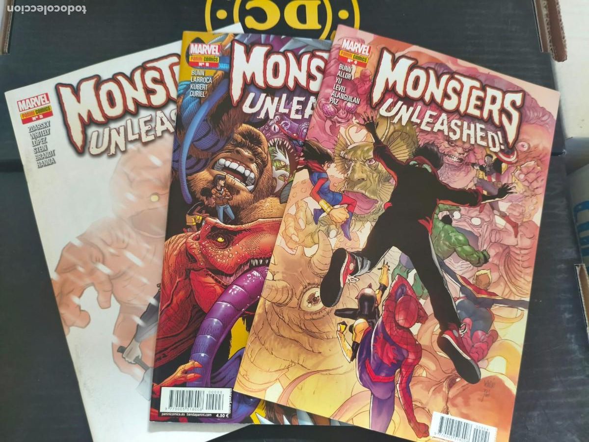Comics: MONSTERs UNLEASHED N&ordm;S 4 5 6 - ESPECIALES DOCTOR EXTRA&Ntilde;O CAMPEONES E INHUMANOS