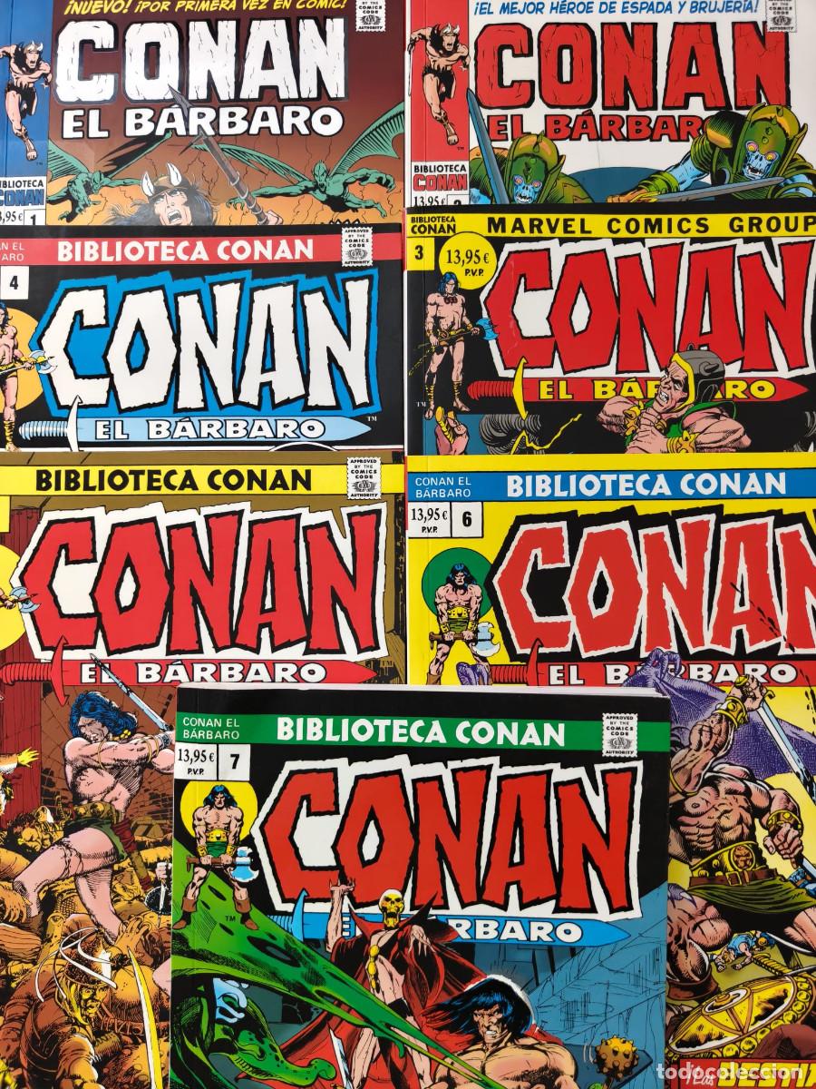 C&oacute;mics: BIBLIOTECA CONAN EL B&Aacute;RBARO 1-7; 1, 2, 3, 4, 5, 6, 7 - Panini