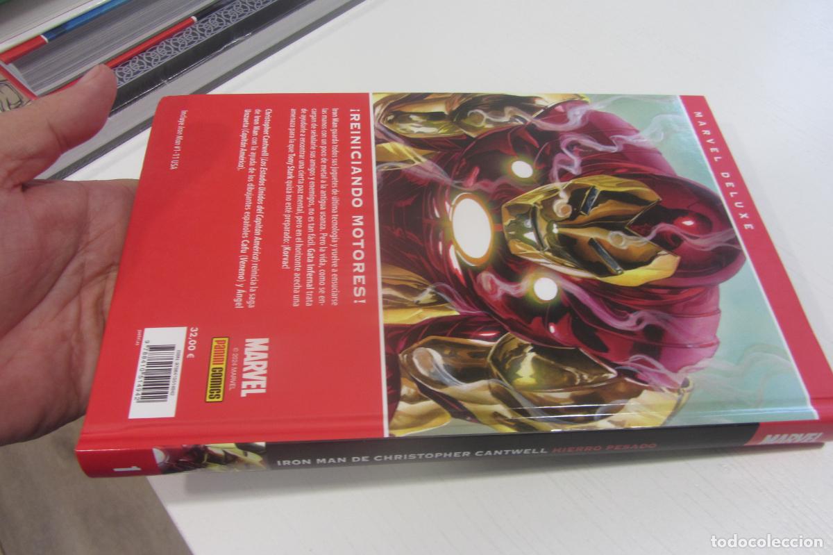 C&oacute;mics: IRON MAN CHRISTOPHER CANTWELL 1 HIERRO PESADO - CAFU MARVEL PANINI - Foto 3