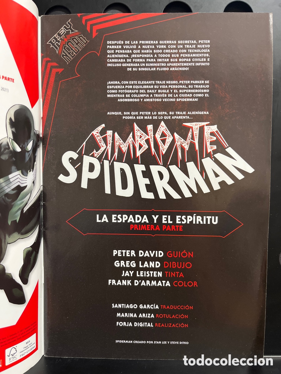 C&oacute;mics: SIMBIONTE SPIDERMAN N.1 REY NEGRO ( 2021 ) - Foto 3