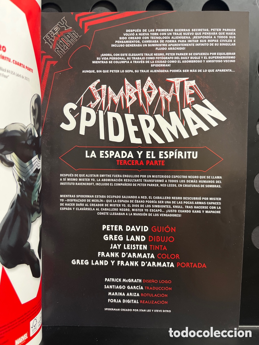 C&oacute;mics: SIMBIONTE SPIDERMAN N.2 REY NEGRO ( 2021 ) - Foto 3