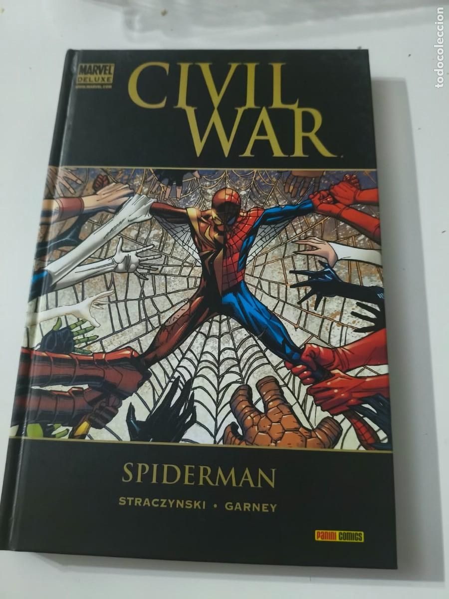 C&oacute;mics: Marvel Deluxe Civil War Spiderman - Straczynski Ron Garney Panini - Foto 1