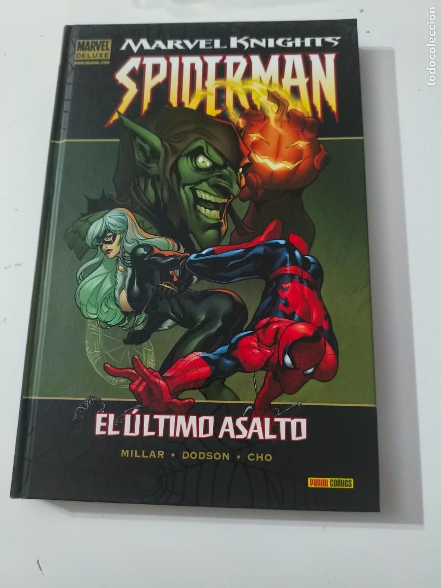 C&oacute;mics: Marvel Knights: Spiderman 2 El &uacute;ltimo asalto. Marvel Deluxe Millar Dodson Cho