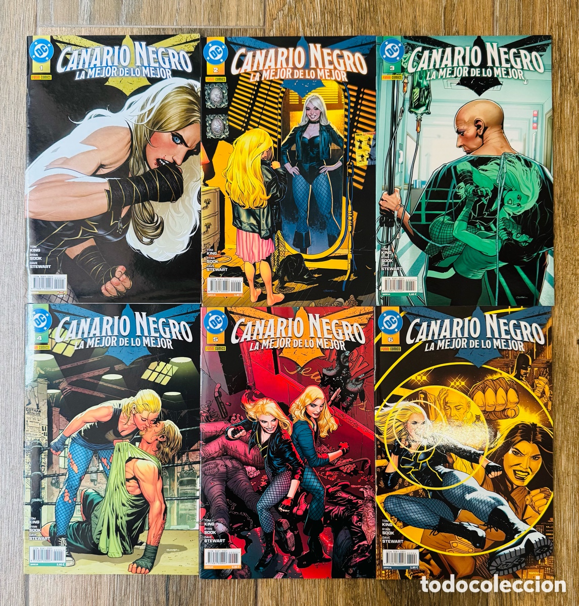 C&oacute;mics: Canario Negro: La Mejor de lo Mejor (Colecci&oacute;n Completa en grapa) King, Sook, Stewart - Panini / DC