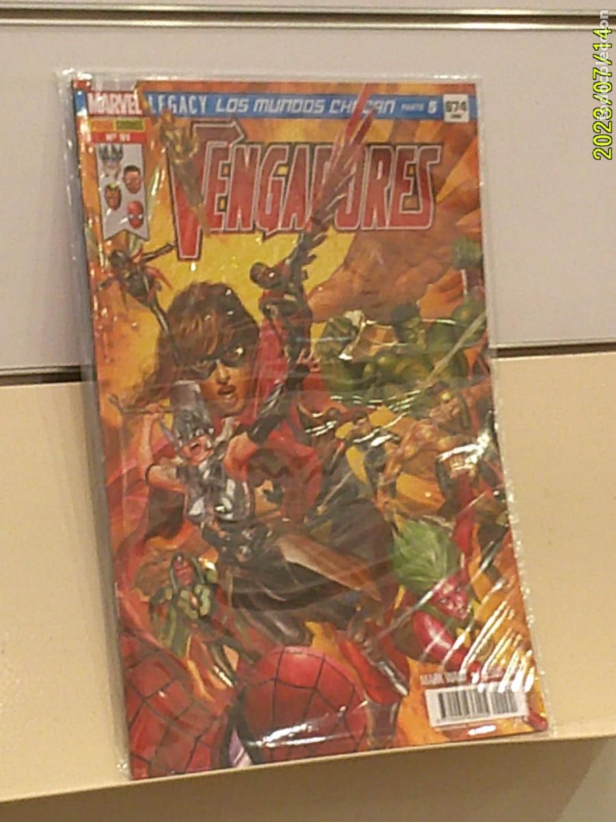 C&oacute;mics: LOS VENGADORES N&ordm; 91 LEGACY LOS MUNDOS CHOCAN PARTE 5 MARVEL - PANINI