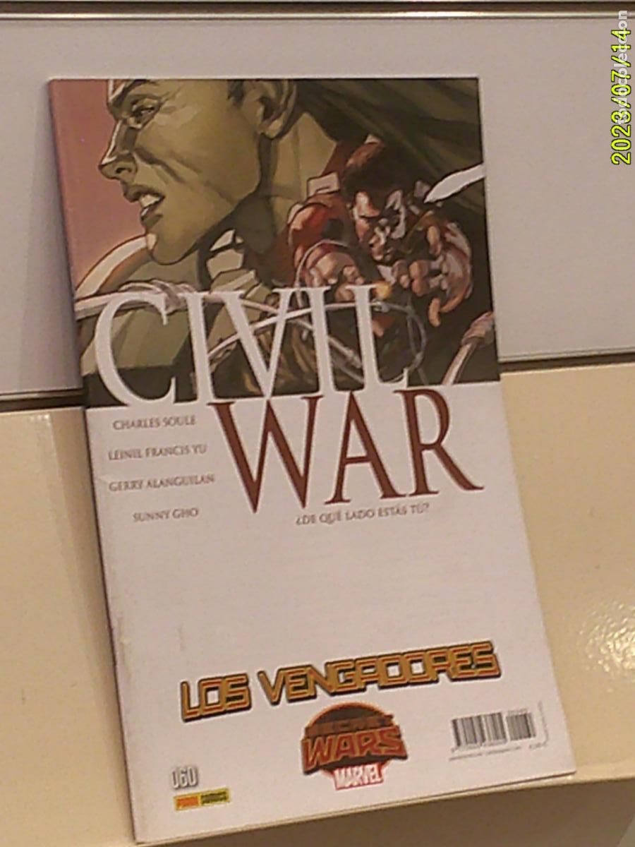 C&oacute;mics: LOS VENGADORES N&ordm; 60 CIVIL WAR MARVEL - PANINI