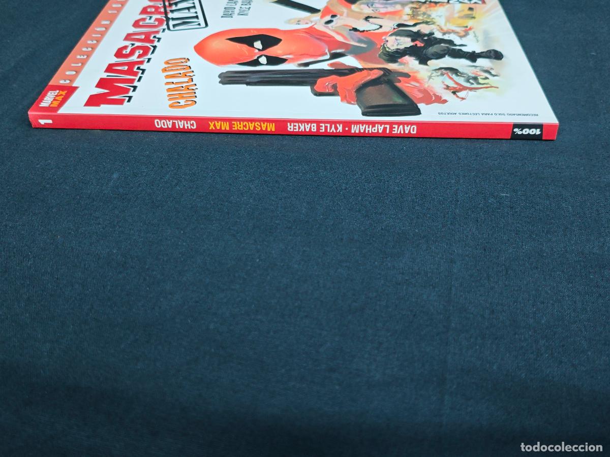 C&oacute;mics: COLECCION 100% - MASACRE MAX - CHALADO - PANINI - - Foto 3