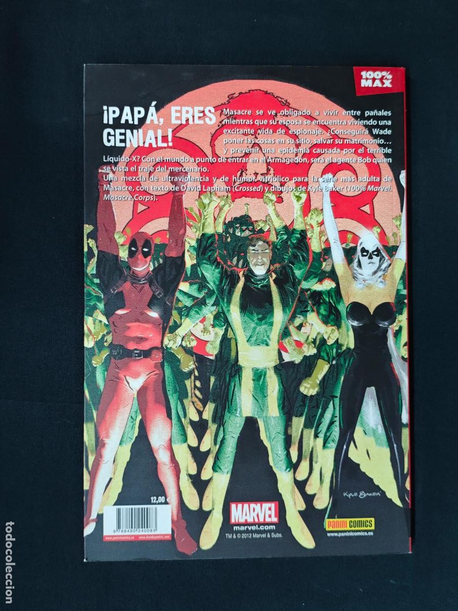 C&oacute;mics: COLECCION 100% - MASACRE MAX - ARMAGEDON ACCIDENTAL - PANINI - - Foto 2