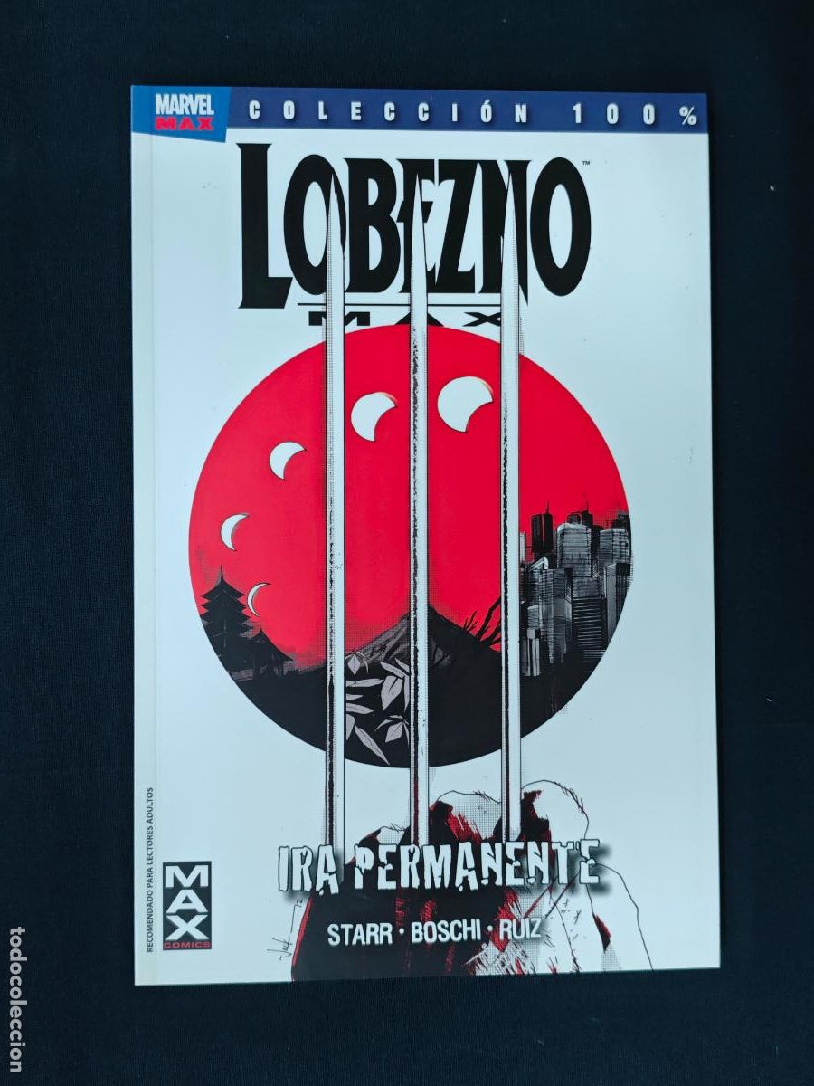 C&oacute;mics: COLECCION 100% - LOBEZNO MAX - IRA PERMANENTE - PANINI -