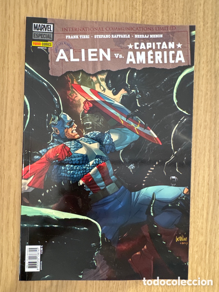 C&oacute;mics: Alien vs. Capit&aacute;n Am&eacute;rica. Especial - Tomito - Panini / Marvel - Foto 1