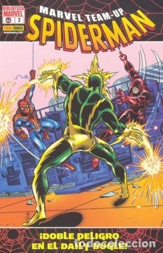 C&oacute;mics: SPIDERMAN MARVEL TEAM UP 2 BYRNE Y CLAREMONT CON DAREDEVIL, MOTORISTA FANTASMA,VIUDA NEGRA ,AVISPA - Foto 1