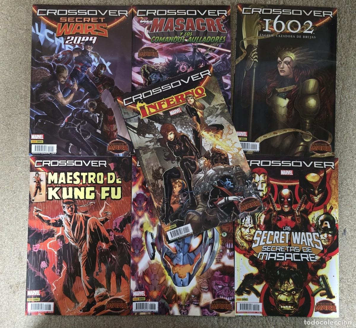 C&oacute;mics: Crossover.Lote 7 Tomos.Panini.Marvel