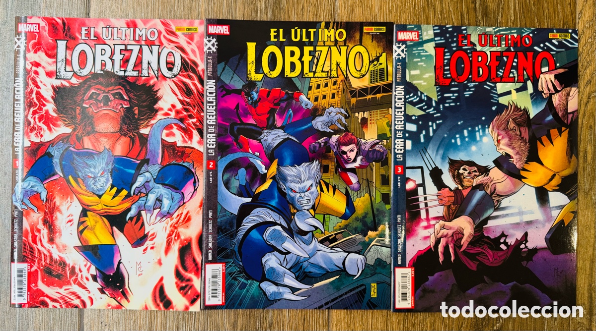 C&oacute;mics: La Era de Revelaci&oacute;n: El &Uacute;ltimo Lobezno 1 2 3. Colecci&oacute;n Completa - Panini Marvel