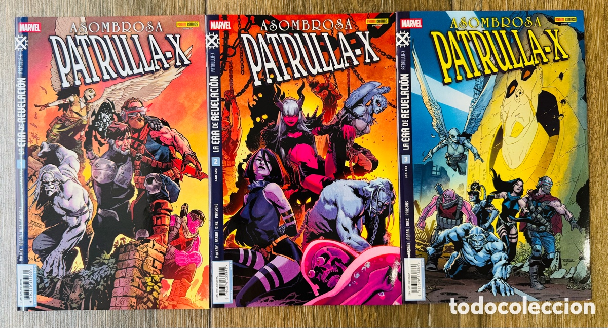 C&oacute;mics: La Era de Revelaci&oacute;n: Asombrosa Patrulla-X 1 2 3. Colecci&oacute;n Completa - Panini Marvel