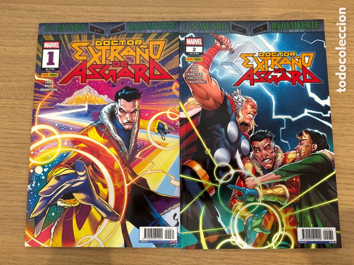 C&oacute;mics: Doctor Extra&ntilde;o de Asgard 1 y 2. Colecci&oacute;n Completa (Un Mundo Bajo Muerte) Panini / Marvel