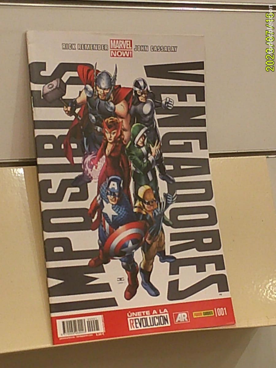 C&oacute;mics: IMPOSIBLES VENGADORES N&ordm; 1 MARVEL - PANINI
