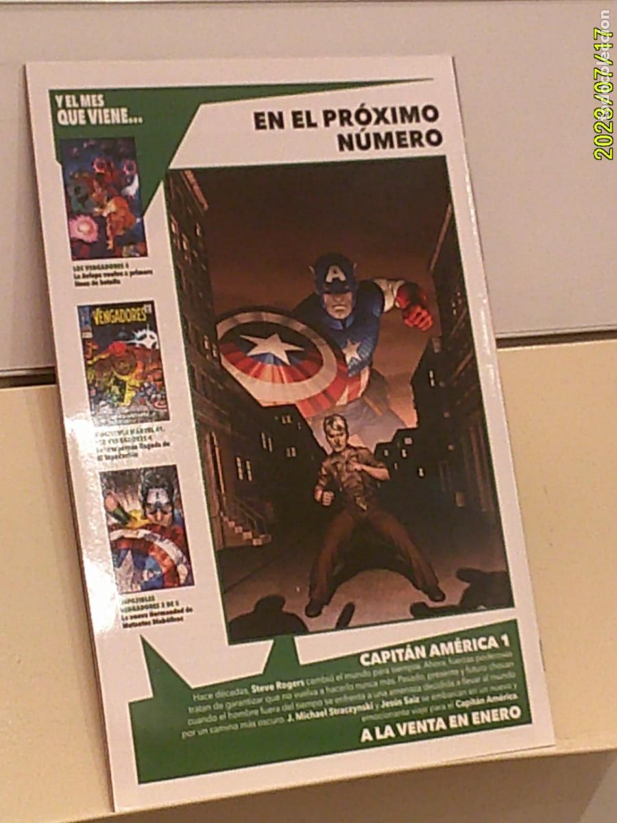 C&oacute;mics: CAPITAN AMERICA VOL.8 N&ordm; 18-155 FINAL MARVEL - PANINI - Foto 2