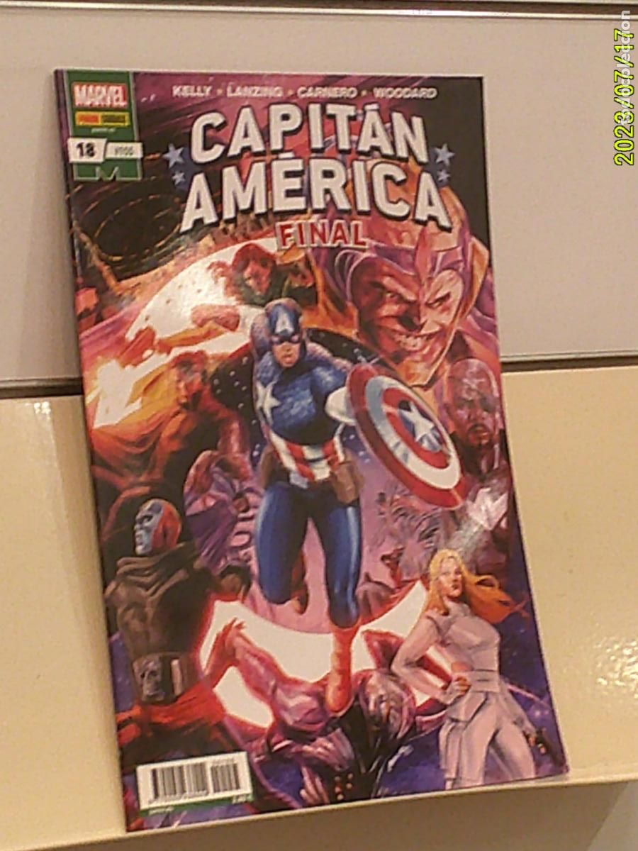 C&oacute;mics: CAPITAN AMERICA VOL.8 N&ordm; 18-155 FINAL MARVEL - PANINI
