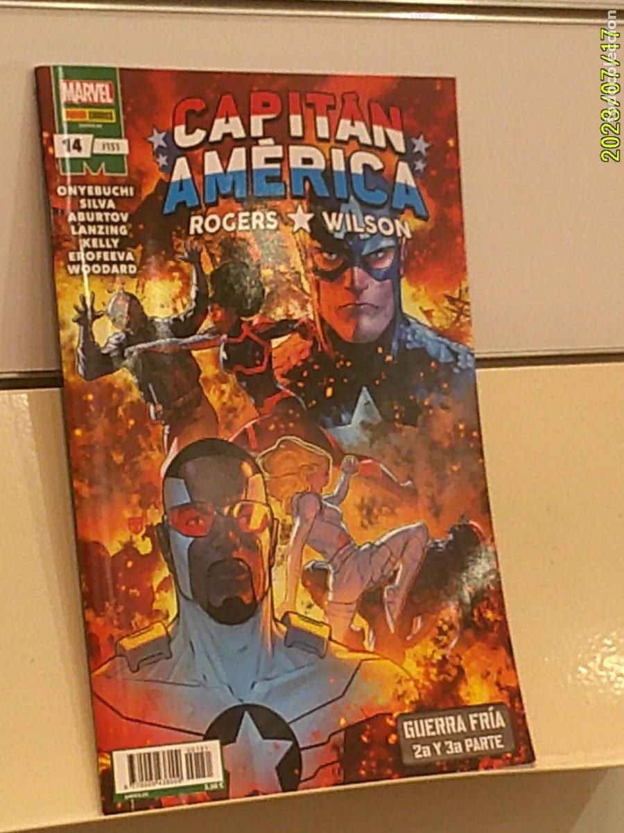 C&oacute;mics: CAPITAN AMERICA VOL.8 N&ordm; 14-151 ROGERS & WILSON GUERRA FRIA PARTES 2 Y 3 MARVEL - PANINI