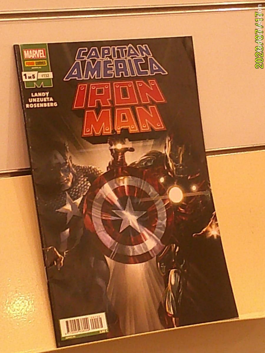 C&oacute;mics: CAPITAN AMERICA VOL.8 N&ordm; 132 CAPITAN AMERICA & IRON MAN 1 DE 5 MARVEL - PANINI