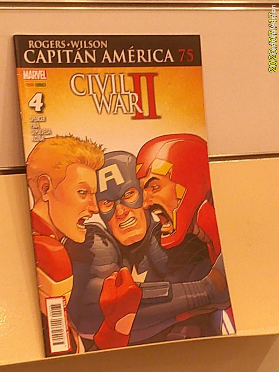 C&oacute;mics: CAPITAN AMERICA VOL.8 N&ordm; 4-75 CIVIL WAR II MARVEL - PANINI