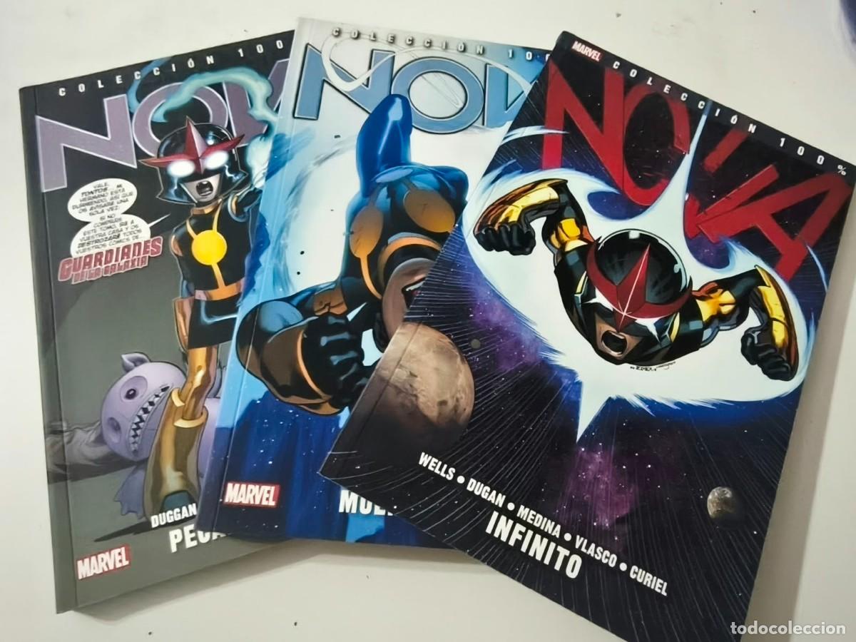 C&oacute;mics: 100% Marvel NOva Tomos 2 3 y 4 Panini INFINITO + MUERTE NOVA + PECADO ORIGINAL DUggan Medina Baldeon