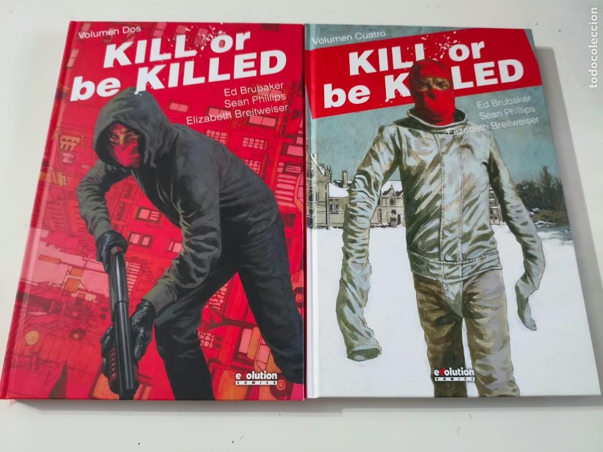 C&oacute;mics: KIll or Be Killed tomos 2 y 4 Panini Evoltion comics Brubaker y Phillips