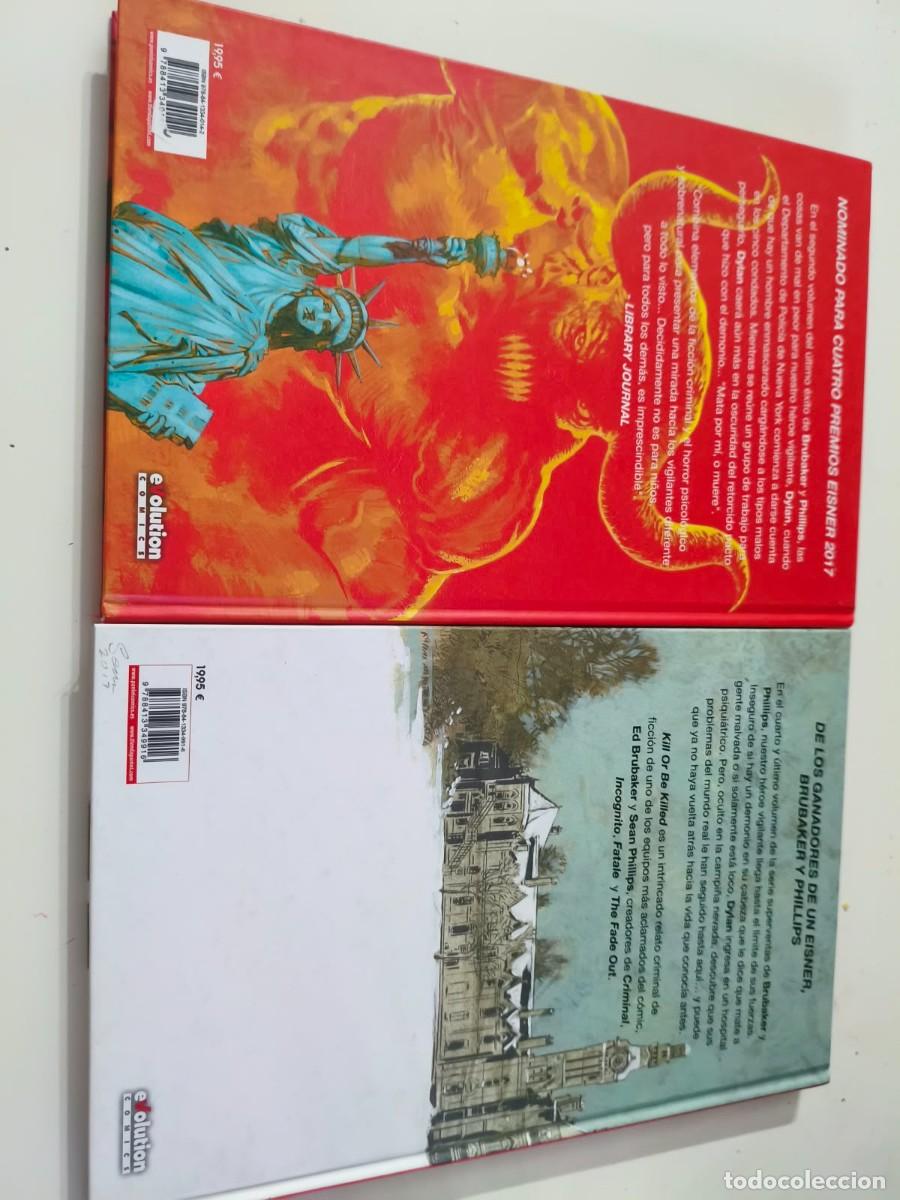 C&oacute;mics: KIll or Be Killed tomos 2 y 4 Panini Evoltion comics Brubaker y Phillips - Foto 2