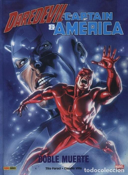 C&oacute;mics: DAREDEVIL Y CAPITAN AMERICA: DOBLE MUERTE - TOMO - PANINI - Foto 1