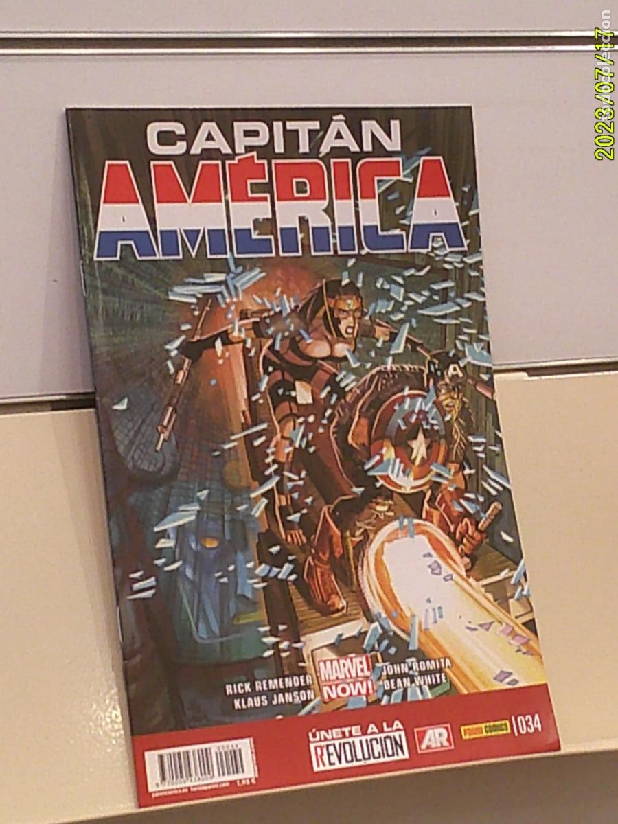 C&oacute;mics: CAPITAN AMERICA VOL. 8 N&ordm; 34 MARVEL - PANINI