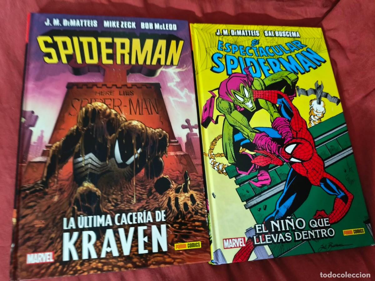 Comics : Marvel HC Spiderman La &uacute;ltima cacer&iacute;a de Kraven + El ni&ntilde;o que llevas dentro - panini 2 tomos