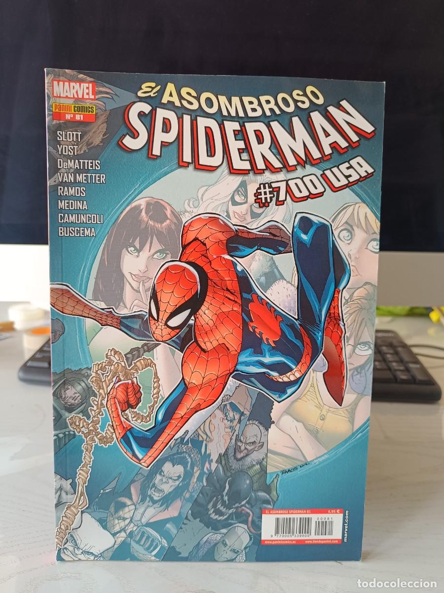 C&oacute;mics: EL ASOMBROSO SPIDERMAN #700 USA - NUMERO 81 - MARVEL PANINI COMICS - TOMO NUEVO