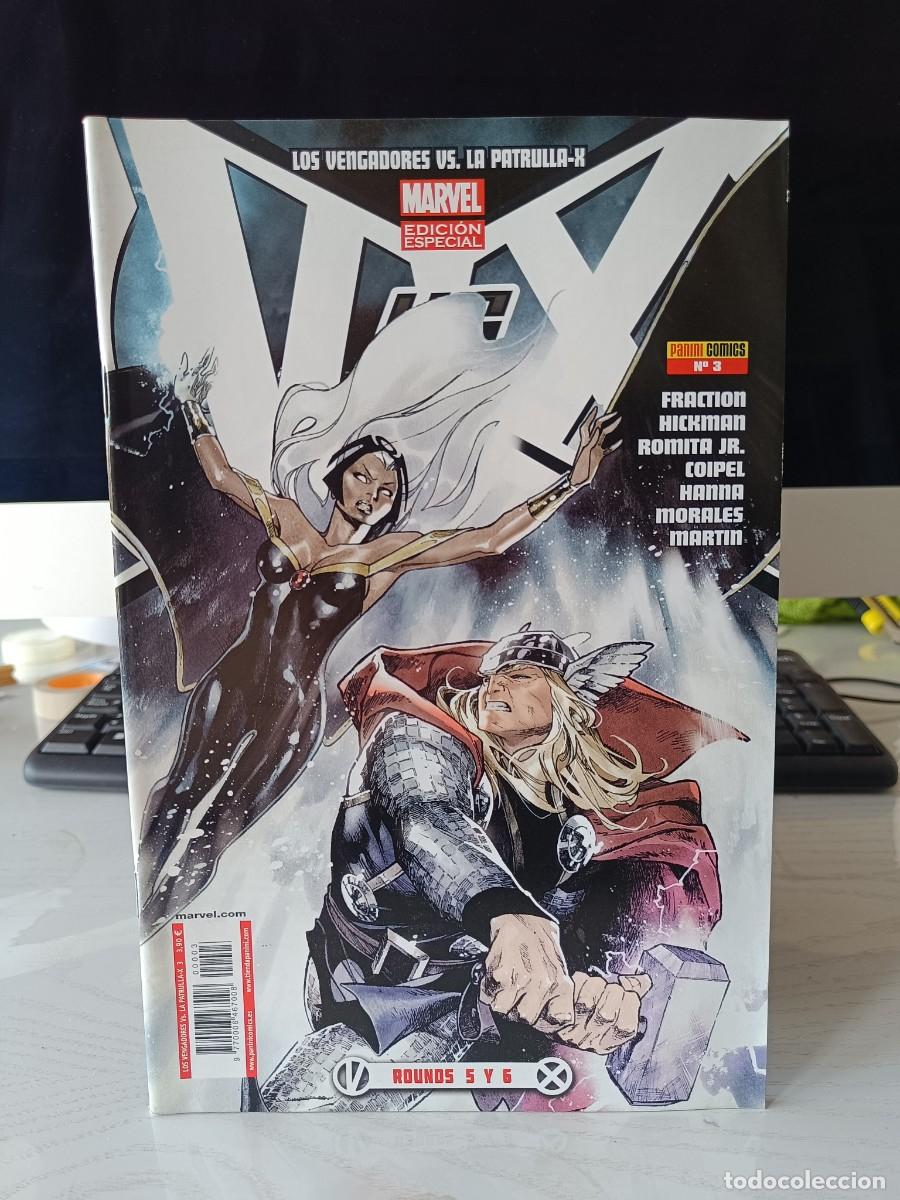 C&oacute;mics: LOS VENGADORES VS. LA PATRULLA-X - NUMERO 3 - ROUNDS 5 Y 6 - MARVEL PANINI COMICS - NUEVO