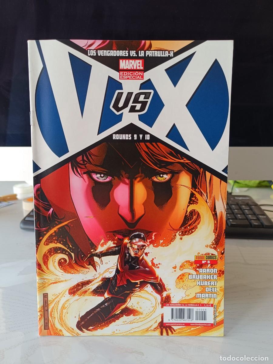 C&oacute;mics: LOS VENGADORES VS. LA PATRULLA-X - NUMERO 5 - ROUNDS 9 Y 10 - MARVEL PANINI COMICS - NUEVO