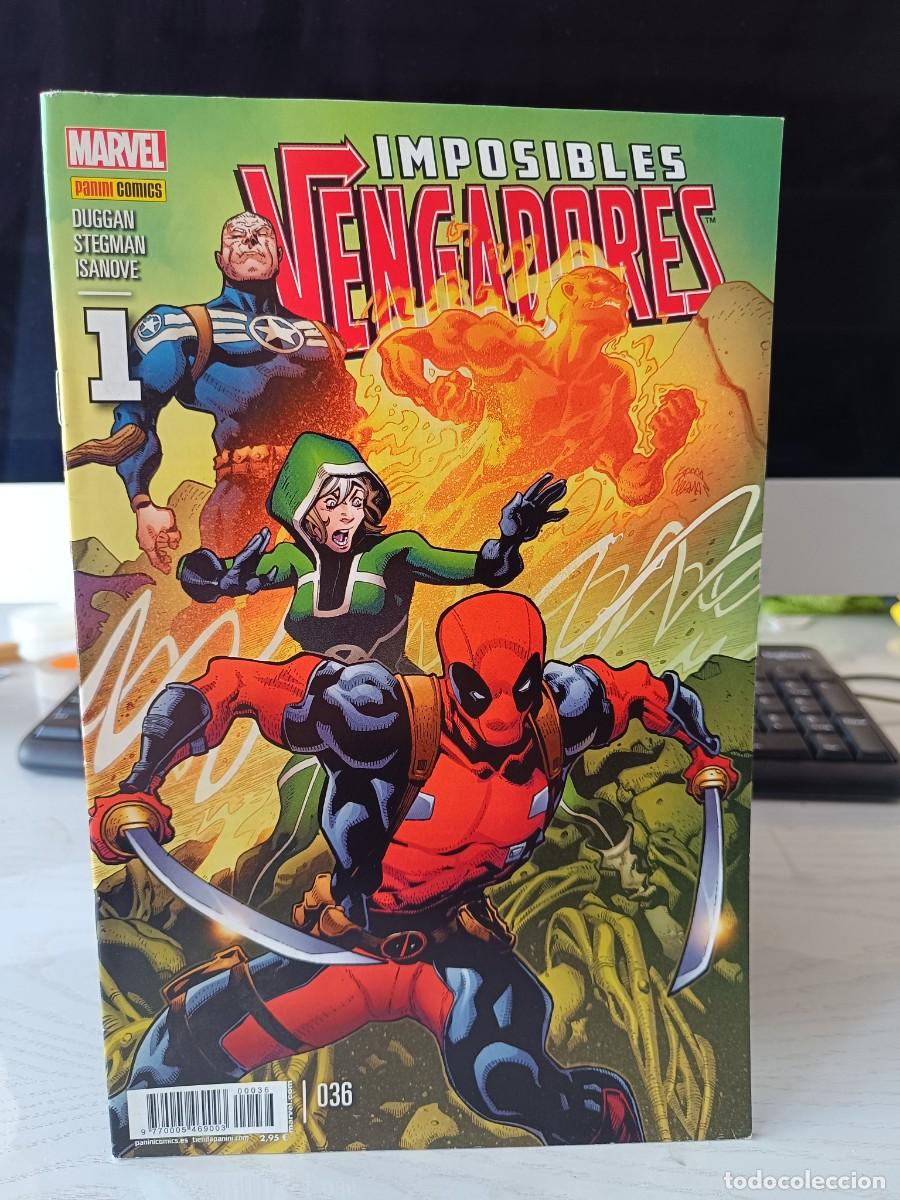C&oacute;mics: IMPOSIBLES VENGADORES NUMERO 36 PANINI - MARVEL COMICS - NUEVO