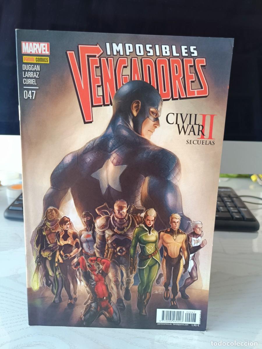 C&oacute;mics: IMPOSIBLES VENGADORES NUMERO 47 PANINI - MARVEL COMICS - NUEVO