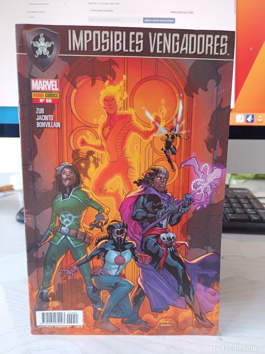 C&oacute;mics: IMPOSIBLES VENGADORES NUMERO 55 PANINI - MARVEL COMICS - NUEVO
