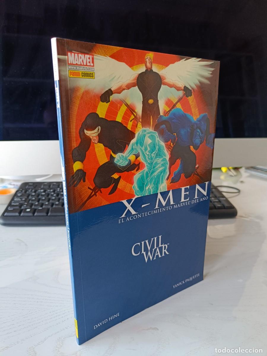 C&oacute;mics: X-MEN CIVIL WAR TOMO &Uacute;NICO R&Uacute;STICA PANINI MARVEL - Foto 2