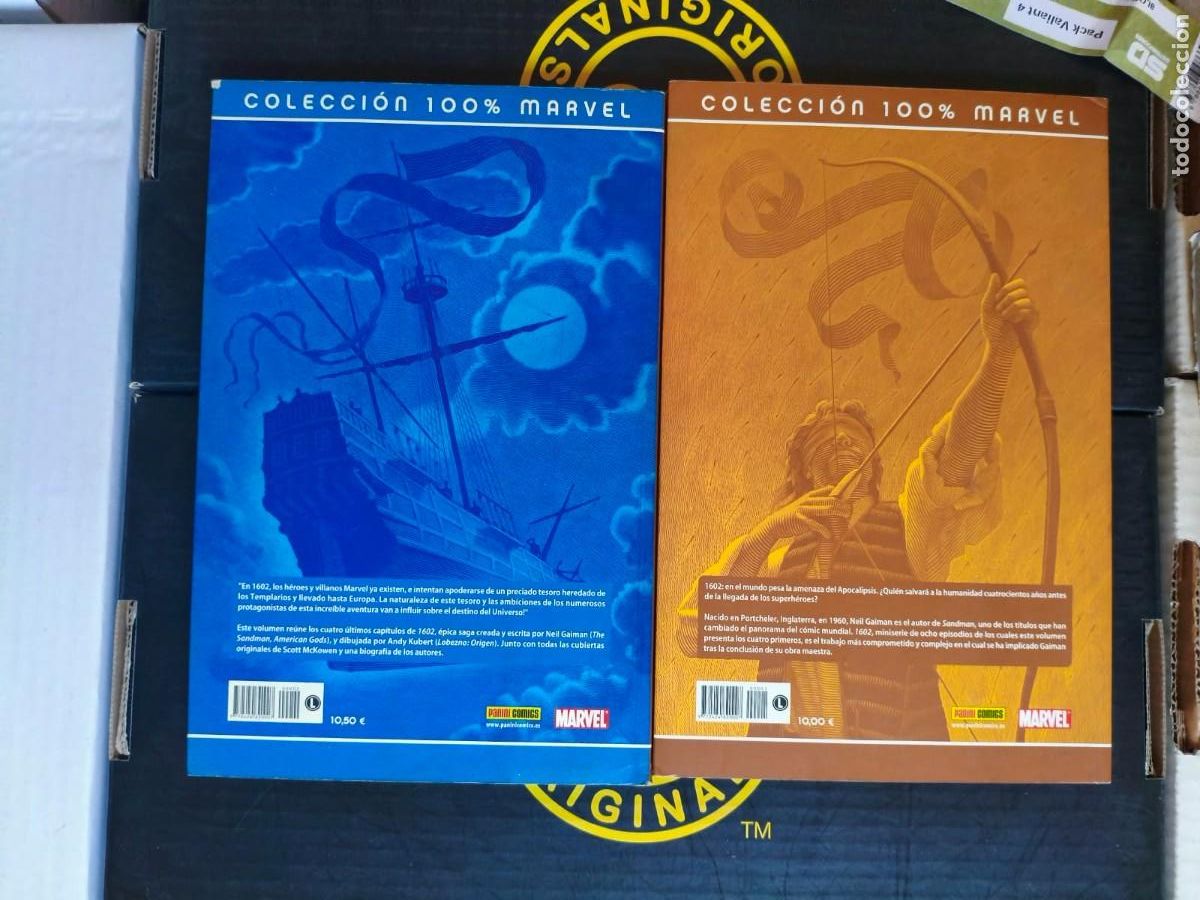 C&oacute;mics: 100% MARVEL - 1602 DE NEIL GAIMAN & KUBERT - PANINI - Foto 2